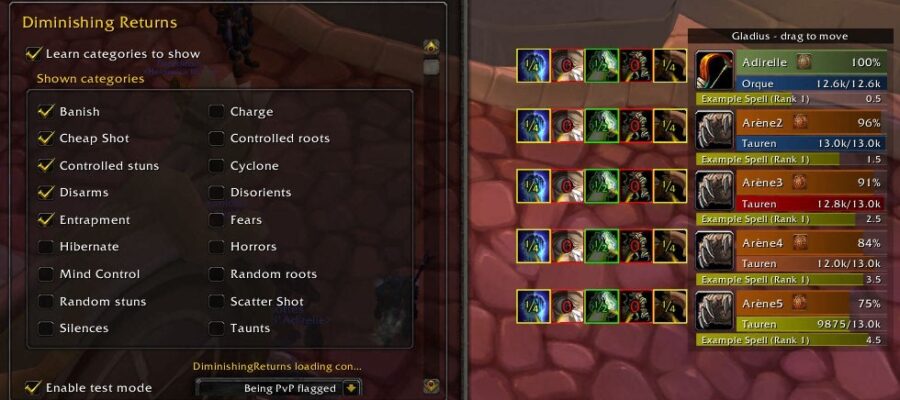 Скачать аддон Diminishing Returns для WoW 3.3.5a бесплатно