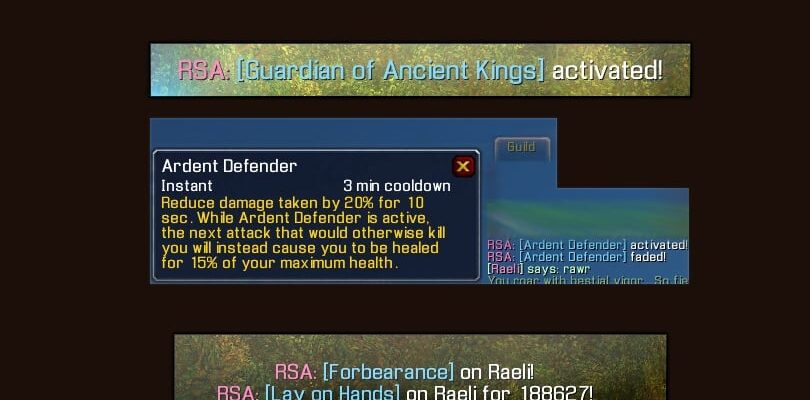 Скачать аддон Raeli’s Spell Announcer (RSA) для WoW 3.3.5a бесплатно